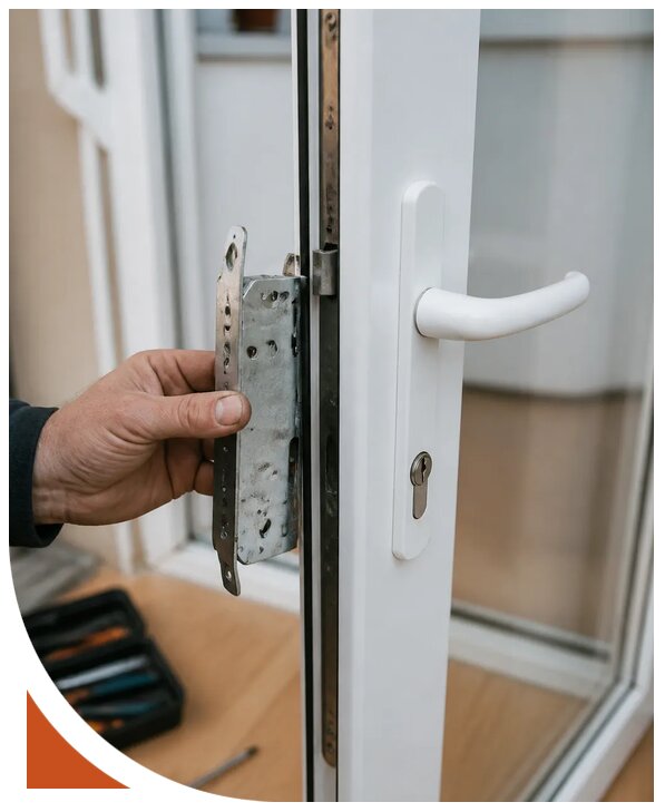 Ремонт замка пластиковой двери в Троицке от 2578 р. | Разлок-Трц